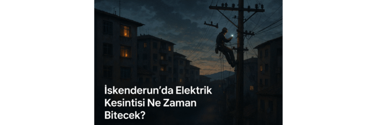 İskenderun’da Elektrik Kesintisi Ne Zaman Bitecek