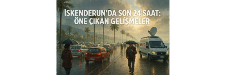 İskenderun'da Son 24 Saat Öne Çıkan Gelişmeler
