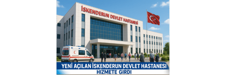 Yeni Açılan İskenderun Devlet Hastanesi Hizmete Girdi