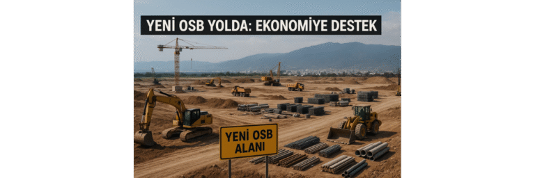 Yeni Organize Sanayi Bölgesi Kuruluyor