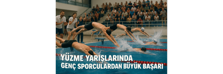 Yüzme Yarışlarında Genç Sporculardan Büyük Başarı